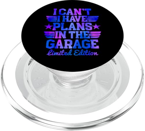 Ich kann nicht, ich habe Pläne in der Garage, Automechaniker zum Vatertag PopSockets PopGrip für MagSafe Ich kann nicht, ich habe Pläne in der Garage, Automechaniker zum Vatertag PopSockets PopGrip für MagSafe von Funny Fathers Day Garage Car Mechanics Husband Co.