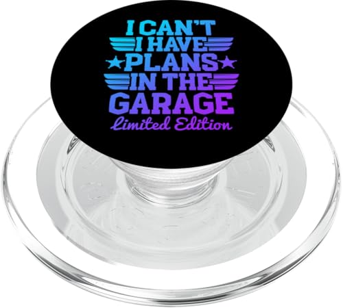 Ich kann nicht, ich habe Pläne in der Garage, Automechaniker zum Vatertag PopSockets PopGrip für MagSafe Ich kann nicht, ich habe Pläne in der Garage, Automechaniker zum Vatertag PopSockets PopGrip für MagSafe von Funny Fathers Day Garage Car Mechanics Husband Co.