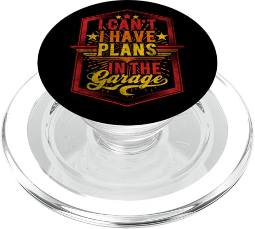 Ich kann nicht, ich habe Pläne in der Garage, Automechaniker zum Vatertag PopSockets PopGrip für MagSafe Ich kann nicht, ich habe Pläne in der Garage, Automechaniker zum Vatertag PopSockets PopGrip für MagSafe von Funny Fathers Day Garage Car Mechanics Husband Co.