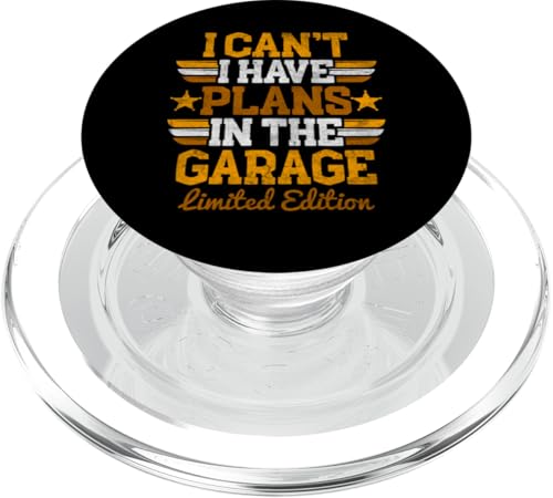 Ich kann nicht, ich habe Pläne in der Garage, Automechaniker zum Vatertag PopSockets PopGrip für MagSafe Ich kann nicht, ich habe Pläne in der Garage, Automechaniker zum Vatertag PopSockets PopGrip für MagSafe von Funny Fathers Day Garage Car Mechanics Husband Co.