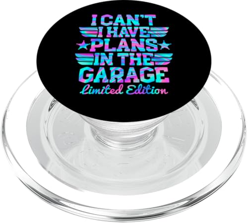 Ich kann nicht, ich habe Pläne in der Garage, Automechaniker zum Vatertag PopSockets PopGrip für MagSafe Ich kann nicht, ich habe Pläne in der Garage, Automechaniker zum Vatertag PopSockets PopGrip für MagSafe von Funny Fathers Day Garage Car Mechanics Husband Co.