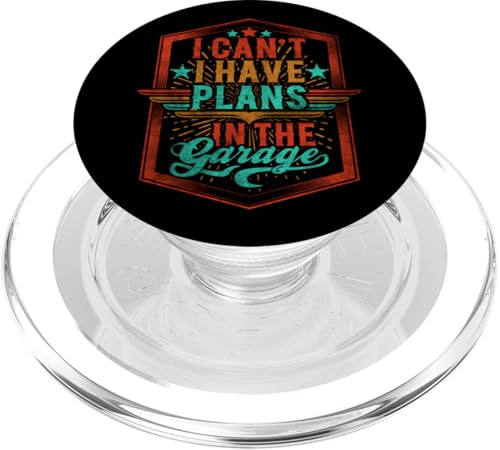 Ich kann nicht, ich habe Pläne in der Garage, Automechaniker zum Vatertag PopSockets PopGrip für MagSafe Ich kann nicht, ich habe Pläne in der Garage, Automechaniker zum Vatertag PopSockets PopGrip für MagSafe von Funny Fathers Day Garage Car Mechanics Husband Co.