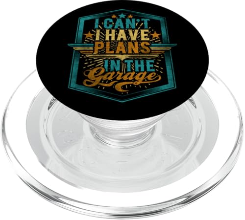 Ich kann nicht, ich habe Pläne in der Garage, Automechaniker zum Vatertag PopSockets PopGrip für MagSafe Ich kann nicht, ich habe Pläne in der Garage, Automechaniker zum Vatertag PopSockets PopGrip für MagSafe von Funny Fathers Day Garage Car Mechanics Husband Co.