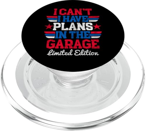 Ich kann nicht, ich habe Pläne in der Garage, Automechaniker zum Vatertag PopSockets PopGrip für MagSafe Ich kann nicht, ich habe Pläne in der Garage, Automechaniker zum Vatertag PopSockets PopGrip für MagSafe von Funny Fathers Day Garage Car Mechanics Husband Co.