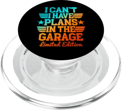Ich kann nicht, ich habe Pläne in der Garage, Automechaniker zum Vatertag PopSockets PopGrip für MagSafe Ich kann nicht, ich habe Pläne in der Garage, Automechaniker zum Vatertag PopSockets PopGrip für MagSafe von Funny Fathers Day Garage Car Mechanics Husband Co.