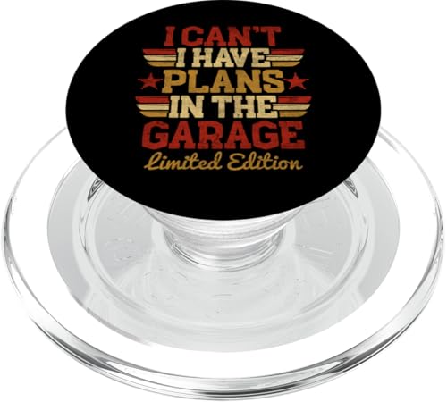 Ich kann nicht, ich habe Pläne in der Garage, Automechaniker zum Vatertag PopSockets PopGrip für MagSafe Ich kann nicht, ich habe Pläne in der Garage, Automechaniker zum Vatertag PopSockets PopGrip für MagSafe von Funny Fathers Day Garage Car Mechanics Husband Co.