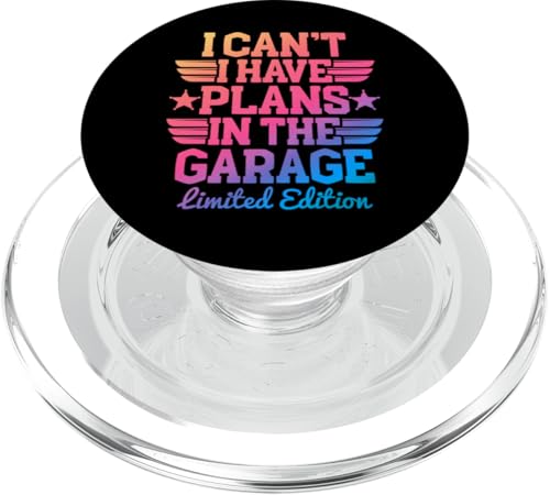 Ich kann nicht, ich habe Pläne in der Garage, Automechaniker zum Vatertag PopSockets PopGrip für MagSafe Ich kann nicht, ich habe Pläne in der Garage, Automechaniker zum Vatertag PopSockets PopGrip für MagSafe von Funny Fathers Day Garage Car Mechanics Husband Co.