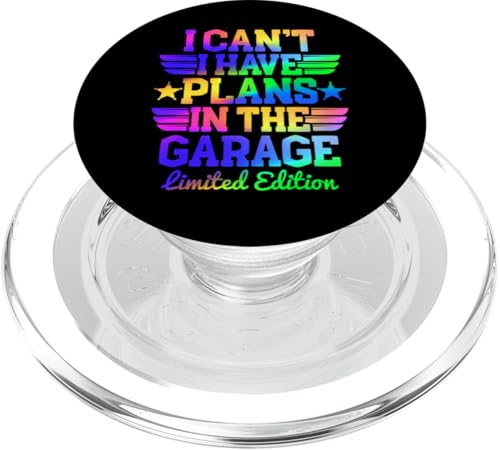 Ich kann nicht, ich habe Pläne in der Garage, Automechaniker zum Vatertag PopSockets PopGrip für MagSafe Ich kann nicht, ich habe Pläne in der Garage, Automechaniker zum Vatertag PopSockets PopGrip für MagSafe von Funny Fathers Day Garage Car Mechanics Husband Co.