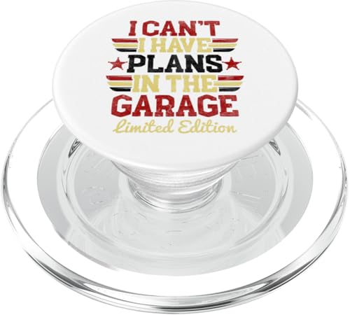 Ich kann nicht, ich habe Pläne in der Garage, Automechaniker zum Vatertag PopSockets PopGrip für MagSafe Ich kann nicht, ich habe Pläne in der Garage, Automechaniker zum Vatertag PopSockets PopGrip für MagSafe von Funny Fathers Day Garage Car Mechanics Husband Co.