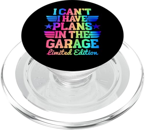 Ich kann nicht, ich habe Pläne in der Garage, Automechaniker zum Vatertag PopSockets PopGrip für MagSafe Ich kann nicht, ich habe Pläne in der Garage, Automechaniker zum Vatertag PopSockets PopGrip für MagSafe von Funny Fathers Day Garage Car Mechanics Husband Co.
