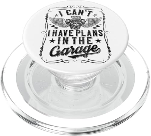 Ich kann nicht, ich habe Pläne in der Garage, Automechaniker zum Vatertag PopSockets PopGrip für MagSafe Ich kann nicht, ich habe Pläne in der Garage, Automechaniker zum Vatertag PopSockets PopGrip für MagSafe von Funny Fathers Day Garage Car Mechanics Husband Co.