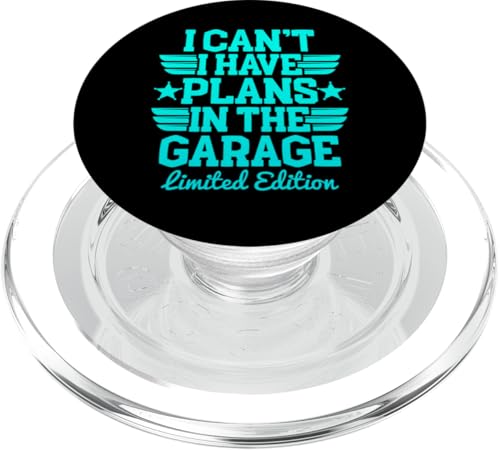 Ich kann nicht, ich habe Pläne in der Garage, Automechaniker zum Vatertag PopSockets PopGrip für MagSafe Ich kann nicht, ich habe Pläne in der Garage, Automechaniker zum Vatertag PopSockets PopGrip für MagSafe von Funny Fathers Day Garage Car Mechanics Husband Co.