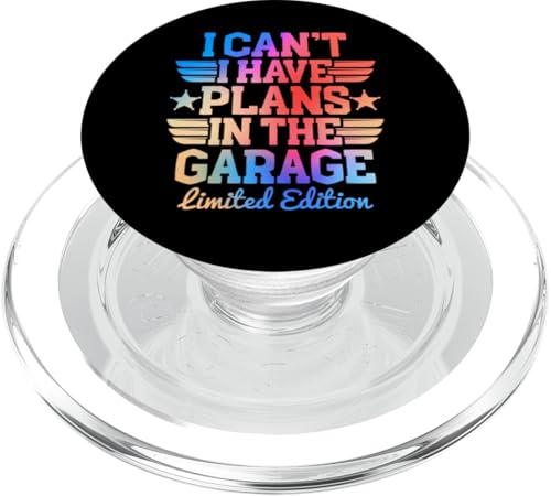 Ich kann nicht, ich habe Pläne in der Garage, Automechaniker zum Vatertag PopSockets PopGrip für MagSafe Ich kann nicht, ich habe Pläne in der Garage, Automechaniker zum Vatertag PopSockets PopGrip für MagSafe von Funny Fathers Day Garage Car Mechanics Husband Co.