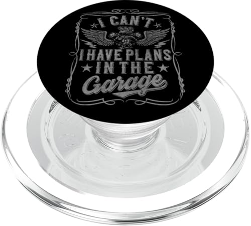 Ich kann nicht, ich habe Pläne in der Garage, Automechaniker zum Vatertag PopSockets PopGrip für MagSafe Ich kann nicht, ich habe Pläne in der Garage, Automechaniker zum Vatertag PopSockets PopGrip für MagSafe von Funny Fathers Day Garage Car Mechanics Husband Co.