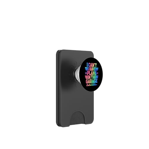 Ich kann nicht, ich habe Pläne in der Garage, Automechaniker zum Vatertag PopSockets PopWallet für MagSafe Ich kann nicht, ich habe Pläne in der Garage, Automechaniker zum Vatertag PopSockets PopWallet für MagSafe von Funny Fathers Day Garage Car Mechanics Husband Co.