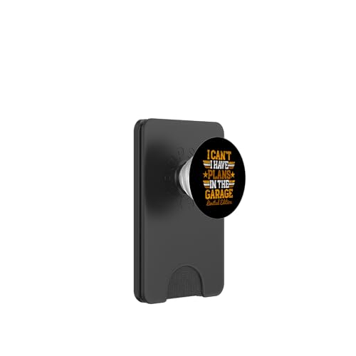Ich kann nicht, ich habe Pläne in der Garage, Automechaniker zum Vatertag PopSockets PopWallet für MagSafe Ich kann nicht, ich habe Pläne in der Garage, Automechaniker zum Vatertag PopSockets PopWallet für MagSafe von Funny Fathers Day Garage Car Mechanics Husband Co.