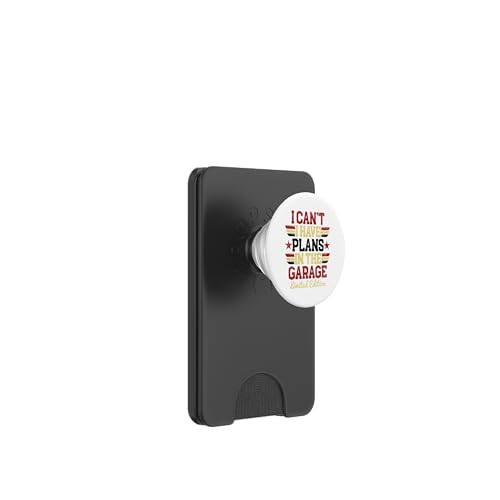 Ich kann nicht, ich habe Pläne in der Garage, Automechaniker zum Vatertag PopSockets PopWallet für MagSafe Ich kann nicht, ich habe Pläne in der Garage, Automechaniker zum Vatertag PopSockets PopWallet für MagSafe von Funny Fathers Day Garage Car Mechanics Husband Co.