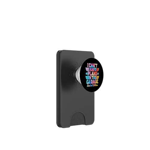 Ich kann nicht, ich habe Pläne in der Garage, Automechaniker zum Vatertag PopSockets PopWallet für MagSafe von Funny Fathers Day Garage Car Mechanics Husband Co.