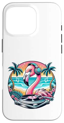 DJ Flamingo mit Kopfhörern Lustiger Flamingo Hülle für iPhone 16 Pro DJ Flamingo mit Kopfhörern Lustiger Flamingo Hülle für iPhone 16 Pro von Funny Flamingo Tees for Girls Women Kids Men