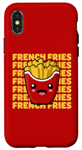 Süßer Pommes-Frites-Charakter. Köstliche Fast-Food-Pommes. Hülle für iPhone X/XS Süßer Pommes-Frites-Charakter. Köstliche Fast-Food-Pommes. Hülle für iPhone X/XS von Funny Food Pun Wordplay Cute and Adorable Food