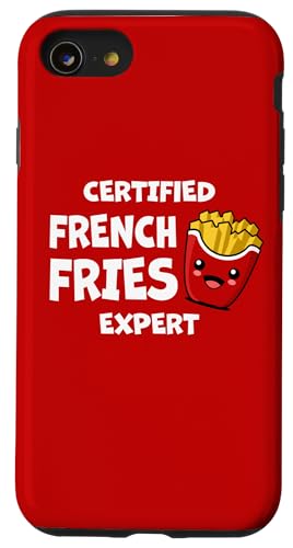 Zertifizierter Pommes-Experte für Fast Food-Liebhaber Pommes Frites Hülle für iPhone SE (2020) / 7 / 8 von Funny Food Pun Wordplay Cute and Adorable Food