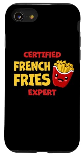 Zertifizierter Pommes-Experte für Fast Food-Liebhaber Pommes Frites Hülle für iPhone SE (2020) / 7 / 8 von Funny Food Pun Wordplay Cute and Adorable Food