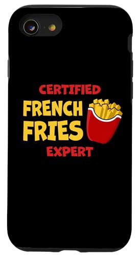 Zertifizierter Pommes-Experte für Fast Food-Liebhaber Pommes Frites Hülle für iPhone SE (2020) / 7 / 8 von Funny Food Pun Wordplay Cute and Adorable Food