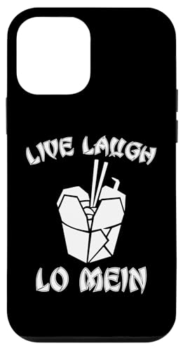 Live Laugh Lo Mein T-Shirt Lustig Spruch Nudeln Chinesisches Essen Hülle für iPhone 12 mini von Funny Food Shirt & Funny Food T-Shirts