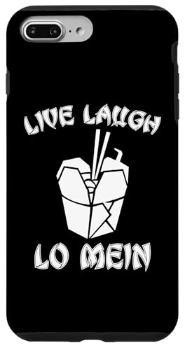 Live Laugh Lo Mein T-Shirt Lustig Spruch Nudeln Chinesisches Essen Hülle für iPhone 7 Plus/8 Plus von Funny Food Shirt & Funny Food T-Shirts