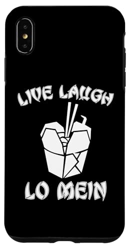 Live Laugh Lo Mein T-Shirt Lustig Spruch Nudeln Chinesisches Essen Hülle für iPhone XS Max von Funny Food Shirt & Funny Food T-Shirts