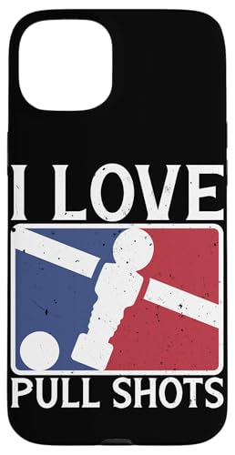I Love Pull Shots Lustiger Foosball Hülle für iPhone 15 Plus von Funny Foosball Player Soccer Joke