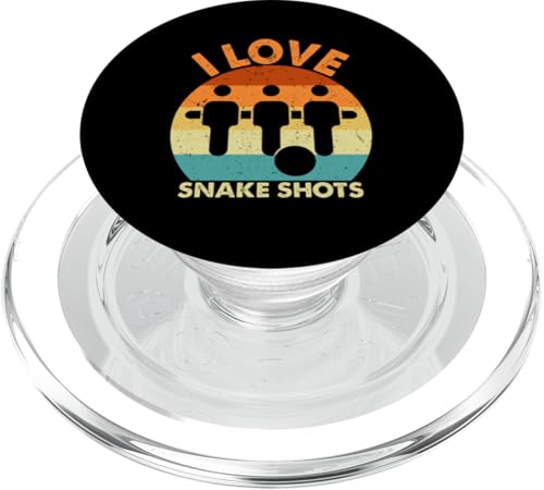 Ich liebe Snake Shots PopSockets PopGrip für MagSafe Ich liebe Snake Shots PopSockets PopGrip für MagSafe von Funny Foosball Player Soccer Joke