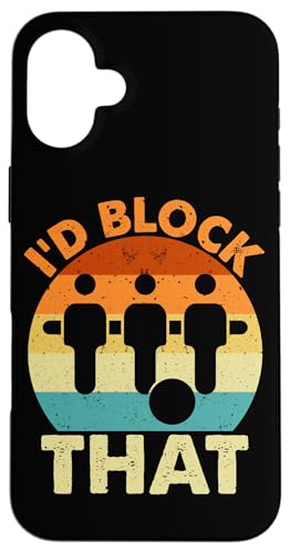 Ich würde das blockieren Hülle für iPhone 16 Plus von Funny Foosball Player Soccer Joke