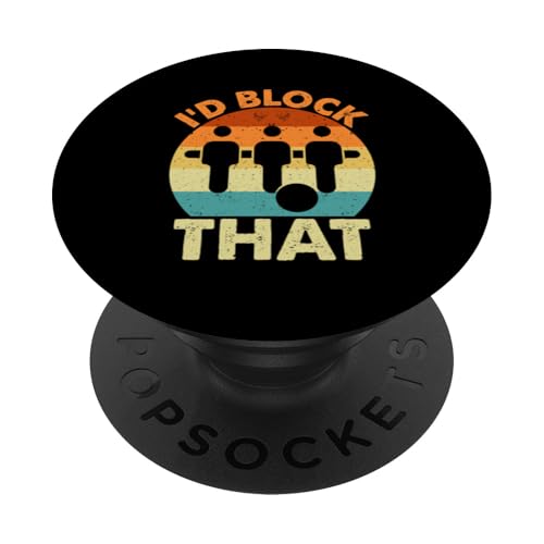 Ich würde das blockieren PopSockets Klebender PopGrip Ich würde das blockieren PopSockets Klebender PopGrip von Funny Foosball Player Soccer Joke