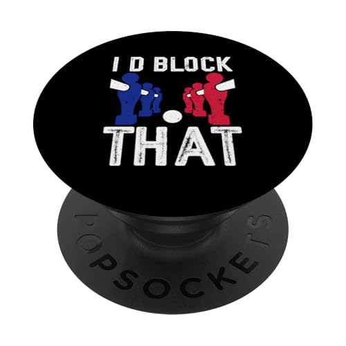 Ich würde das blockieren PopSockets Klebender PopGrip Ich würde das blockieren PopSockets Klebender PopGrip von Funny Foosball Player Soccer Joke