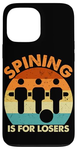 Spining ist für Verlierer Hülle für iPhone 13 Pro Max von Funny Foosball Player Soccer Joke