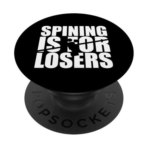 Spining ist für Verlierer PopSockets Klebender PopGrip von Funny Foosball Player Soccer Joke