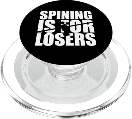 Spining ist für Verlierer PopSockets PopGrip für MagSafe von Funny Foosball Player Soccer Joke