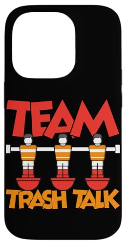 Team Trash Talk Hülle für iPhone 14 Pro von Funny Foosball Player Soccer Joke