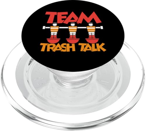Team Trash Talk PopSockets PopGrip für MagSafe von Funny Foosball Player Soccer Joke