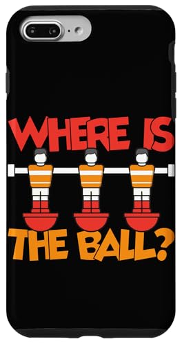 Wo ist der Ball? Hülle für iPhone 7 Plus/8 Plus von Funny Foosball Player Soccer Joke