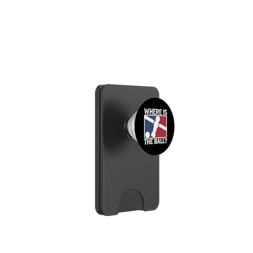 Wo ist der Ball? PopSockets PopWallet für MagSafe von Funny Foosball Player Soccer Joke