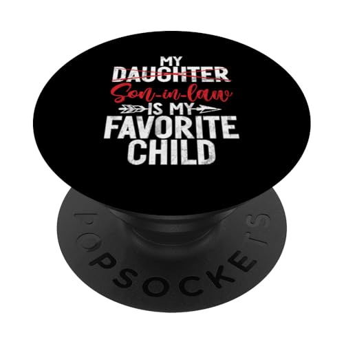 Mein Schwiegersohn ist mein Lieblingskind, das im Retro-Stil ersetzt wurde PopSockets Klebender PopGrip Mein Schwiegersohn ist mein Lieblingskind, das im Retro-Stil ersetzt wurde PopSockets Klebender PopGrip von Funny Gifts For Son In Law Graphic