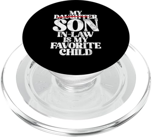 Mein Schwiegersohn ist mein Lieblingskind, das im Retro-Stil ersetzt wurde PopSockets PopGrip für MagSafe Mein Schwiegersohn ist mein Lieblingskind, das im Retro-Stil ersetzt wurde PopSockets PopGrip für MagSafe von Funny Gifts For Son In Law Graphic
