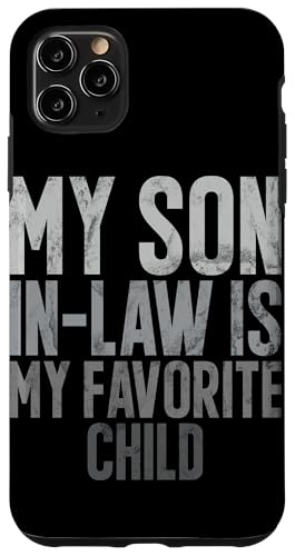 Mein Schwiegersohn ist mein Lieblingskind Familienhumor Retro Hülle für iPhone 11 Pro Max Mein Schwiegersohn ist mein Lieblingskind Familienhumor Retro Hülle für iPhone 11 Pro Max von Funny Gifts For Son In Law Graphic