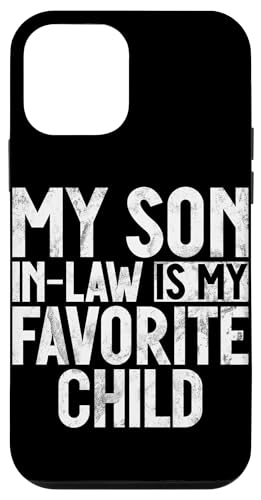 Mein Schwiegersohn ist mein Lieblingskind Familienhumor Retro Hülle für iPhone 12 mini Mein Schwiegersohn ist mein Lieblingskind Familienhumor Retro Hülle für iPhone 12 mini von Funny Gifts For Son In Law Graphic