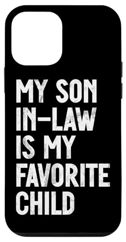 Mein Schwiegersohn ist mein Lieblingskind Familienhumor Retro Hülle für iPhone 12 mini Mein Schwiegersohn ist mein Lieblingskind Familienhumor Retro Hülle für iPhone 12 mini von Funny Gifts For Son In Law Graphic