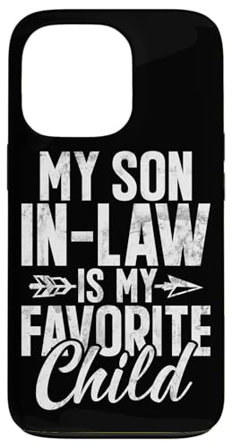 Mein Schwiegersohn ist mein Lieblingskind Familienhumor Retro Hülle für iPhone 13 Pro Mein Schwiegersohn ist mein Lieblingskind Familienhumor Retro Hülle für iPhone 13 Pro von Funny Gifts For Son In Law Graphic