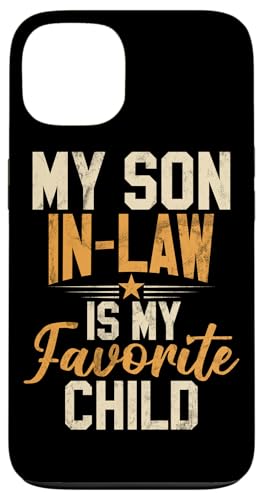 Mein Schwiegersohn ist mein Lieblingskind Familienhumor Retro Hülle für iPhone 13 Mein Schwiegersohn ist mein Lieblingskind Familienhumor Retro Hülle für iPhone 13 von Funny Gifts For Son In Law Graphic