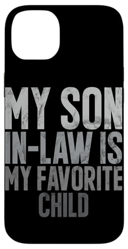 Mein Schwiegersohn ist mein Lieblingskind Familienhumor Retro Hülle für iPhone 14 Plus Mein Schwiegersohn ist mein Lieblingskind Familienhumor Retro Hülle für iPhone 14 Plus von Funny Gifts For Son In Law Graphic